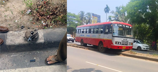 Bus brake fail